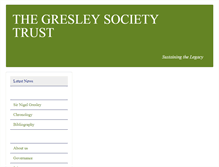 Tablet Screenshot of gresley.org